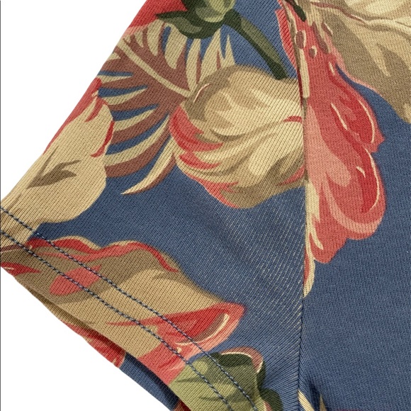 AMERICAN LIVING WOMENS SHIRT SLEEVE TROPICAL T SHIRT DRESS. ABOVE KNEE S… - Picture 8 of 14